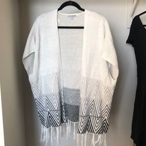 Fringe poncho